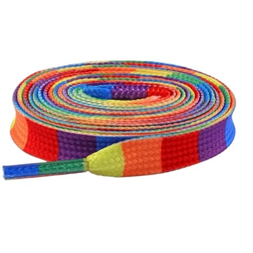 Colorful Rainbow Shoelaces