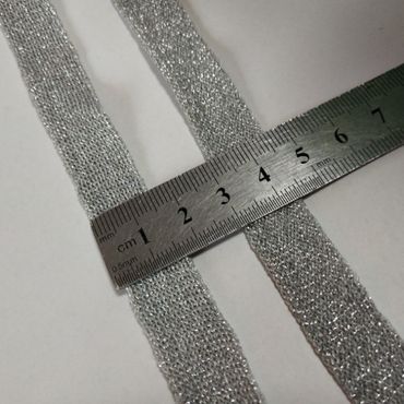 metallic knit tape
