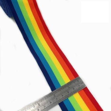 rainbow knit tape