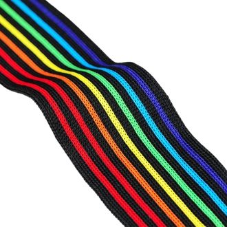 rainbow knit tape