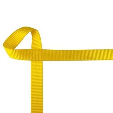 yellow polyester webbing